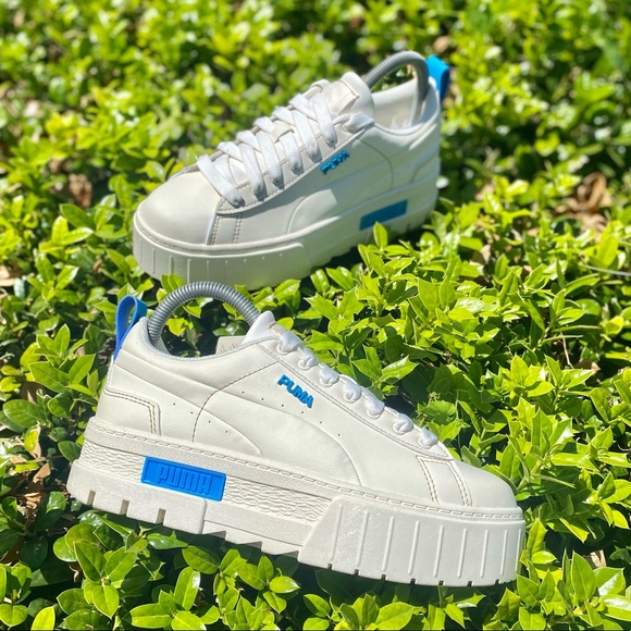 Puma Mayze Infuse Tan Lifestyle Platform Sneakers - Picture 4 of 10